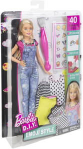 barbie emoji style doll