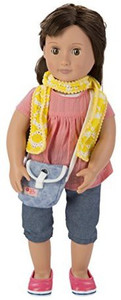 Our Generation Deluxe Poseable Reese With Travel Accessories And 2