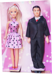 Boy and girl doll set store