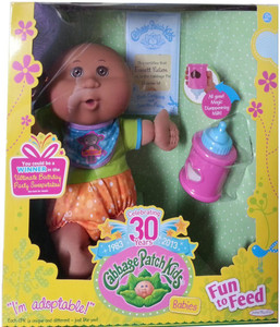 Cabbage patch feed me hot sale doll