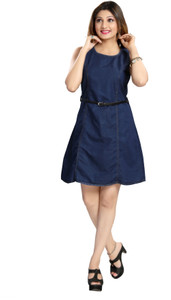 ALC Creations Women's A-line Blue Dress