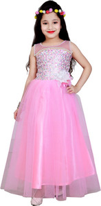 Aarika Girls Maxi/Full Length Party Dress