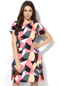 The Bebo Women's Gathered Multicolor Dress