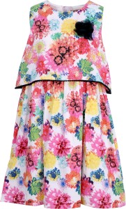 Bella Moda Girl's Midi/Knee Length Casual Dress