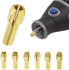 10PCS 0.8-3.2mm Drill Chucks Collet Bits Brass 4.3mm Shank For Rotary Tool 