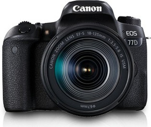Canon EOS 77D DSLR Camera Kit (EF-S18-135 IS USM)