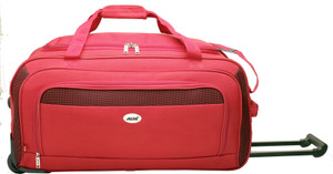 ALFA 25 inch 65 cm Pride New Duffel With Wheels Strolley Red