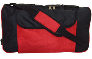 Tangerine Wheel & Straps and Handles Travel Duffel Bag