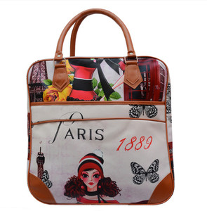 Ruff Digital Printed Women's Duffle 11 inch/30 cm (Expandable) Travel Duffel Bag