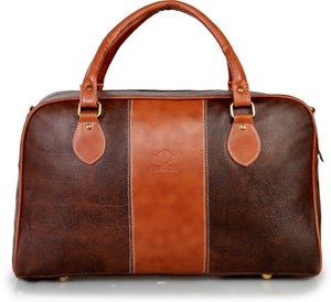 The Clownfish Unisex Weekender Travel Duffle Bag (Brown) 24 inch/60 cm Travel Duffel Bag