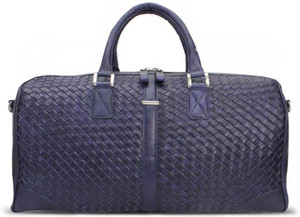 Bare Skin Hand Weave Genuine Leather Travel Duffle Bag by Bareskin 18 inch/46 cm Travel Duffel Bag