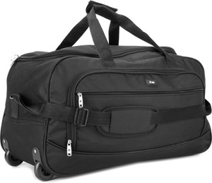 VIP 25 inch 65 cm Supreme Duffel With Wheels Strolley Black Price in India Flipkart