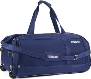 AMERICAN TOURISTER 26 inch 67 cm Aegis Core Duffel With Wheels Strolley Blue Price in India Flipkart