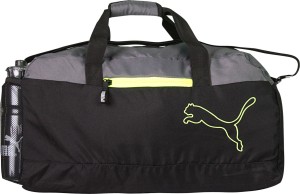 Puma FUNDAMENTAL SPORTS BLACK GREY Travel Duffel Bag
