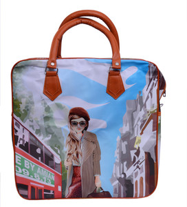 Ruff Printed Women's Duffle Bag 14 inch/38 cm (Expandable) Travel Duffel Bag