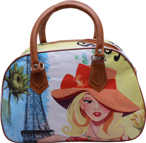 Ruff Digital Printed Women's Duffle 11 inch/30 cm (Expandable) Travel Duffel Bag