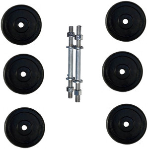Nylon Pure Black Adjustable Dumbbell