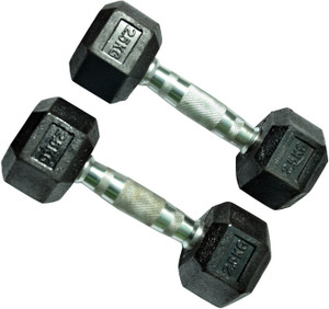 Royal 2.5kg_2pc_Hexagonal Fixed Weight Dumbbell