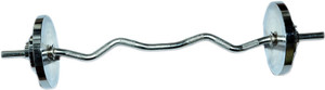 Royal 3ft Curve ROD + 5kg_2pc & 1.5kg_2pc_Silver Plates Adjustable Dumbbell