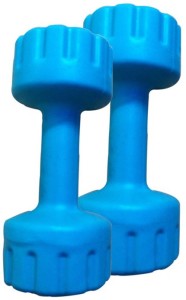 M P Leather Store 2kg pvc dumbbell 1kg each Fixed Weight Dumbbell