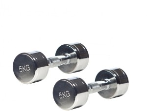Royal Chrome - Silver Fixed Weight Dumbbell