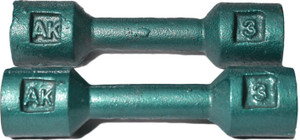Royal 3kg_2pc_Casting_Green Fixed Weight Dumbbell