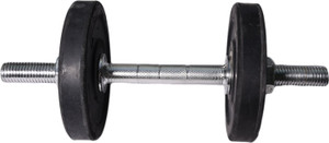 Royal 1kg_2pc_Hexagonal_black_plates_1pc_Silver_handle Adjustable Dumbbell