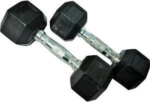 Royal 7.5kg_2pc_Hexagonal Fixed Weight Dumbbell