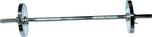Royal 3ft Straight ROD + 5kg_2pc_Silver Plates Adjustable Dumbbell