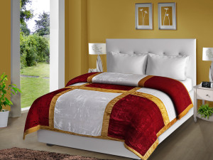 Taj Velvet Silk Mills King Velvet Duvet Cover Multicolor Best