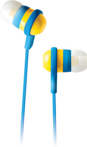 Cliptec BME515YW Rainbow Spark-Stereo Earphone with Mic Wired Headphones