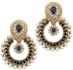 Penny Jewels Pearl Alloy Chandbali Earring