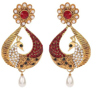 Jewels Gold Cubic Zirconia Alloy Huggie Earring, Earring Set