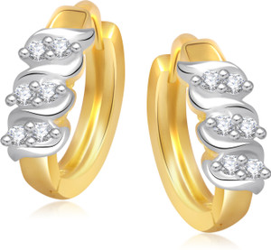 VK Jewels Beauteous Cubic Zirconia Alloy Huggie Earring