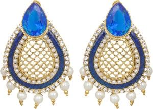 Inaya Designer Brass Drop Earring