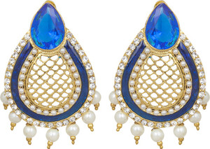Inaya Designer Brass Drop Earring