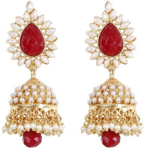 Rajwada Arts Traditional Brass Jhumki Earring