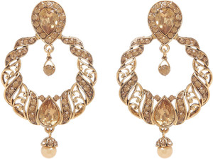 GoldNera The Lady is so beautiful Alloy Chandbali Earring