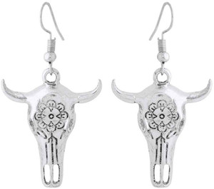 Voylla Artificial Classic Oxidized Brass Dangle Earring