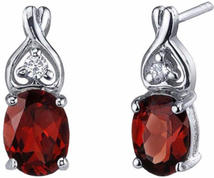 Kataria Jewellers Designer American Diamond In 92.5 BIS Hallmarked Silver Stud Earring
