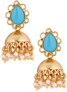 The Jewel Box Firoza Copper Jhumki Earring