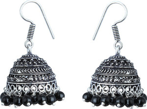 Waama Jewels Party wear Christmas New Year Carnival Gift Pearl Brass Dangle Earring