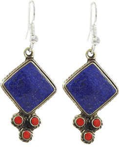 Miska Silver Designer German Silver Dangle Earring