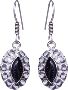 Gehna Oxidised Brass Drop Earring