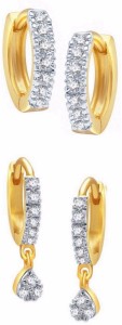Archi Collection Style Diva Cubic Zirconia Alloy Earring Set