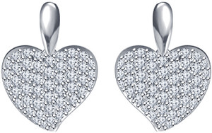 Kirati Cubic Zirconia Silver Stud Earring
