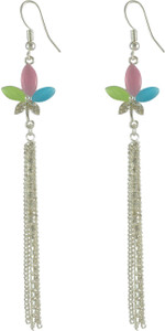 Sarah Floral Metal Dangle Earring