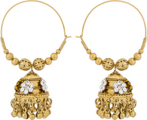 Luxor Navratri Special Earrings Metal Jhumki Earring
