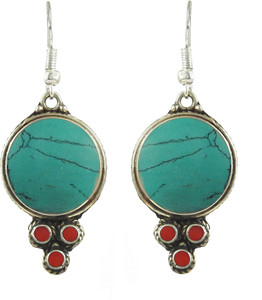 Miska Silver Designer German Silver Dangle Earring