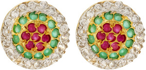 Prita Classic Navratan Alloy Stud Earring